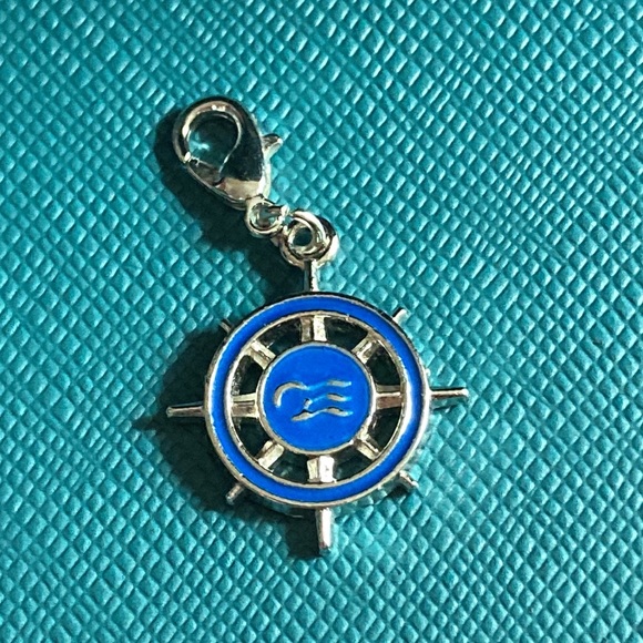 ❤️ NWOT - EFFY Ships Wheel Silvertone Hanging Charm* ❤️ - Picture 5 of 8